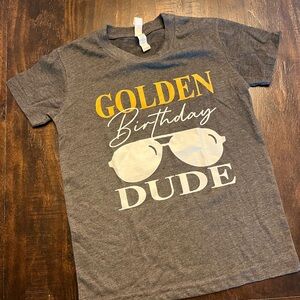Golden Birthday Dude Kids T-Shirt